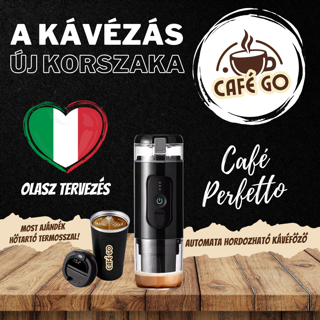 Café Perfetto - Automata Hordozható Kávéfőző Olaszországból
