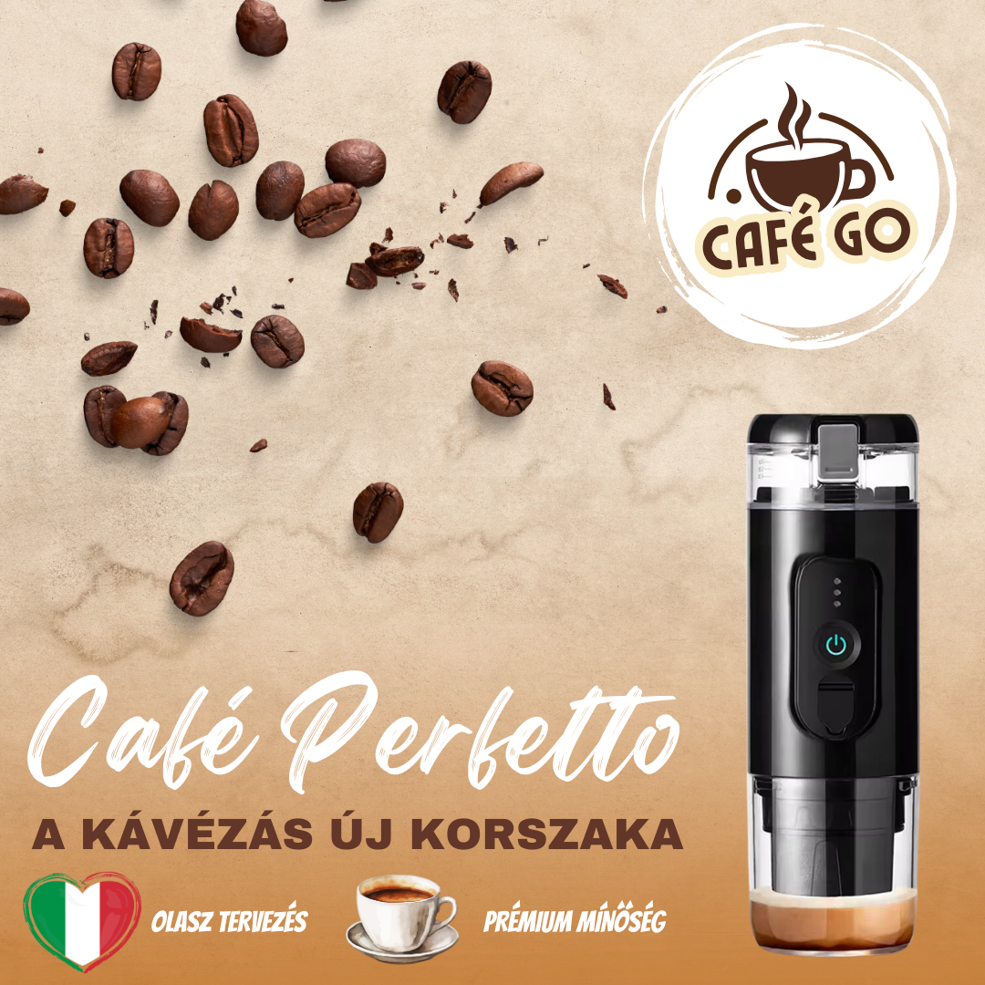 Café Perfetto - Automata Hordozható Kávéfőző Olaszországból