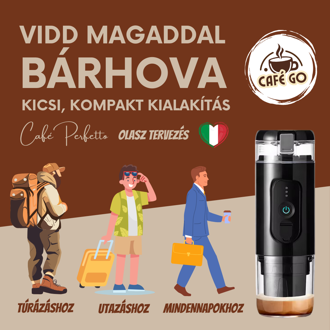 Café Perfetto - Automata Hordozható Kávéfőző Olaszországból