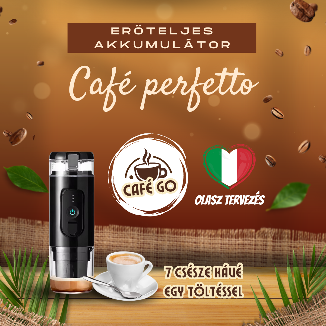 Café Perfetto - Automata Hordozható Kávéfőző Olaszországból
